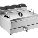 FRITEUSE POSABLE ÉLECTRIQUE 25L - AVEC ROBINET DE VIDANGE - Combisteel