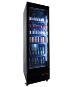 RÉFRIGÉRATEUR 1 PORTE EN VERRE NOIR CEB-500R BL - Combisteel – Image 5