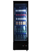 RÉFRIGÉRATEUR 1 PORTE EN VERRE NOIR CEB-500R BL - Combisteel – Image 2
