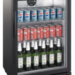 ARRIÈRE BAR RÉFRIGÉRÉE NOIR 1 PORTE - Combisteel