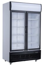 RÉFRIGÉRATEUR 2 PORTES EN VERRE 800L - Combisteel – Image 2