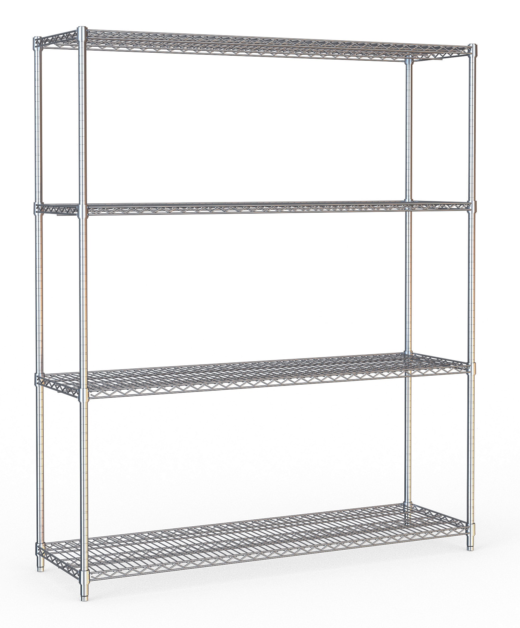 ÉTAGÈRES 4 LEVELS 1500 DÉMONTABLE - Combisteel ÉTAGÈRES 4 LEVELS 1500 DÉMONTABLE - Combisteel – Image 1