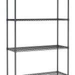 ÉTAGÈRES 4 LEVELS 1200 NOIR DÉMONTABLE - Combisteel