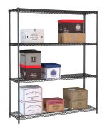 ÉTAGÈRES 4 LEVELS 1500 NOIR DÉMONTABLE - Combisteel – Image 2