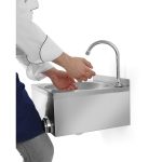 LAVABO COMMANDE AU GENOU - Combisteel – Image 2