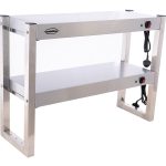 ÉTAGÈRE CHAUFFANTE EN HALOGENE 2 NIVEAUX 900 DÉMONTABLE - Combisteel