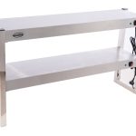 ÉTAGÈRE CHAUFFANTE EN HALOGENE 2 NIVEAUX 1200 DÉMONTABLE - Combisteel