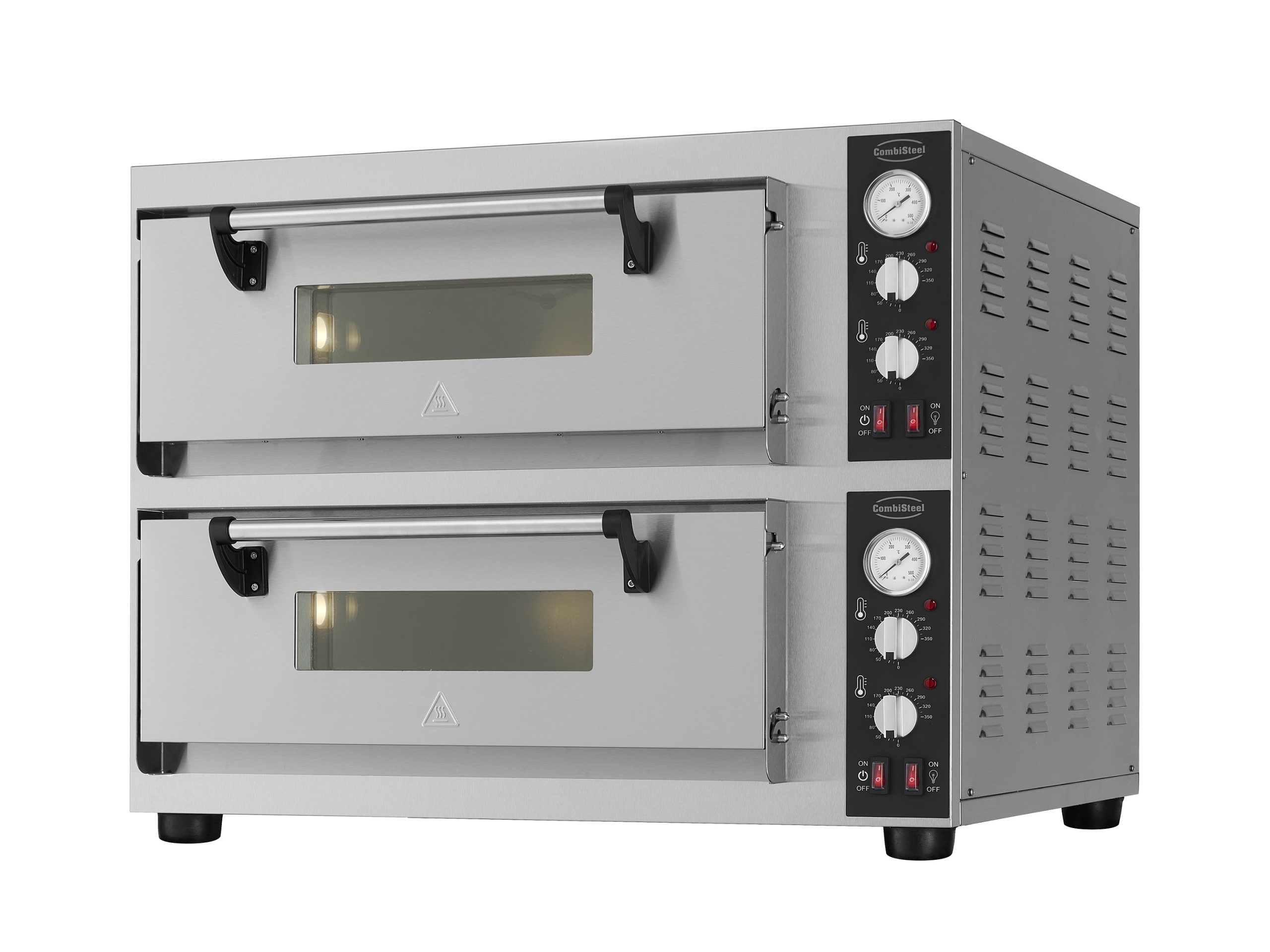 ELEC. FOUR À PIZZA DOUBLE 2 X 4 - Combisteel ELEC. FOUR À PIZZA DOUBLE 2 X 4 - Combisteel – Image 1