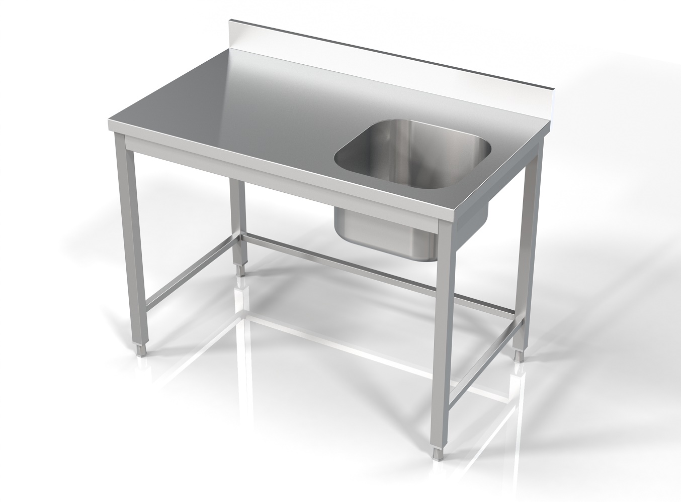 700 BLOC-ÉVIER 1 À DROIT 1200 - Combisteel 700 BLOC-ÉVIER 1 À DROIT 1200 - Combisteel – Image 1