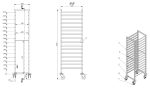 CHARIOTS DÉBRASSAGE 1/1GN 16X - Combisteel – Image 2