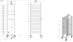 CHARIOTS DÉBRASSAGE 1/1GN 18X - Combisteel – Image 2