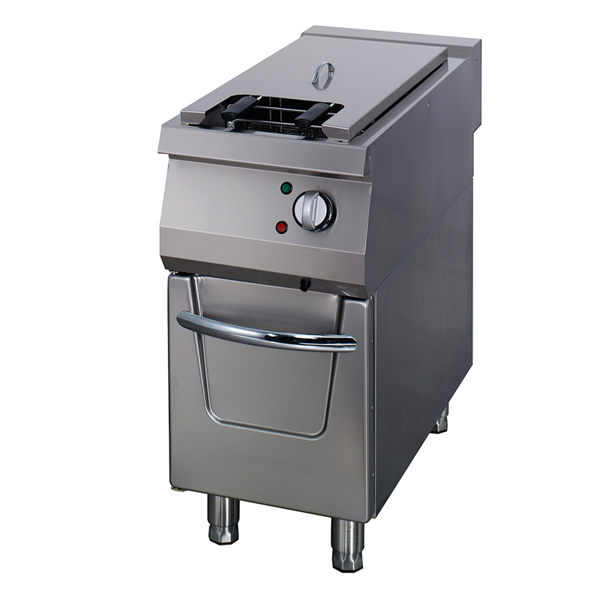 Premium friteuse - 1 x 22 L - unité simple - profondeur 90 cm - avec robinet de vidange - électrique Premium friteuse - 1 x 22 L - unité simple - profondeur 90 cm - avec robinet de vidange - électrique - Maxima – Image 1