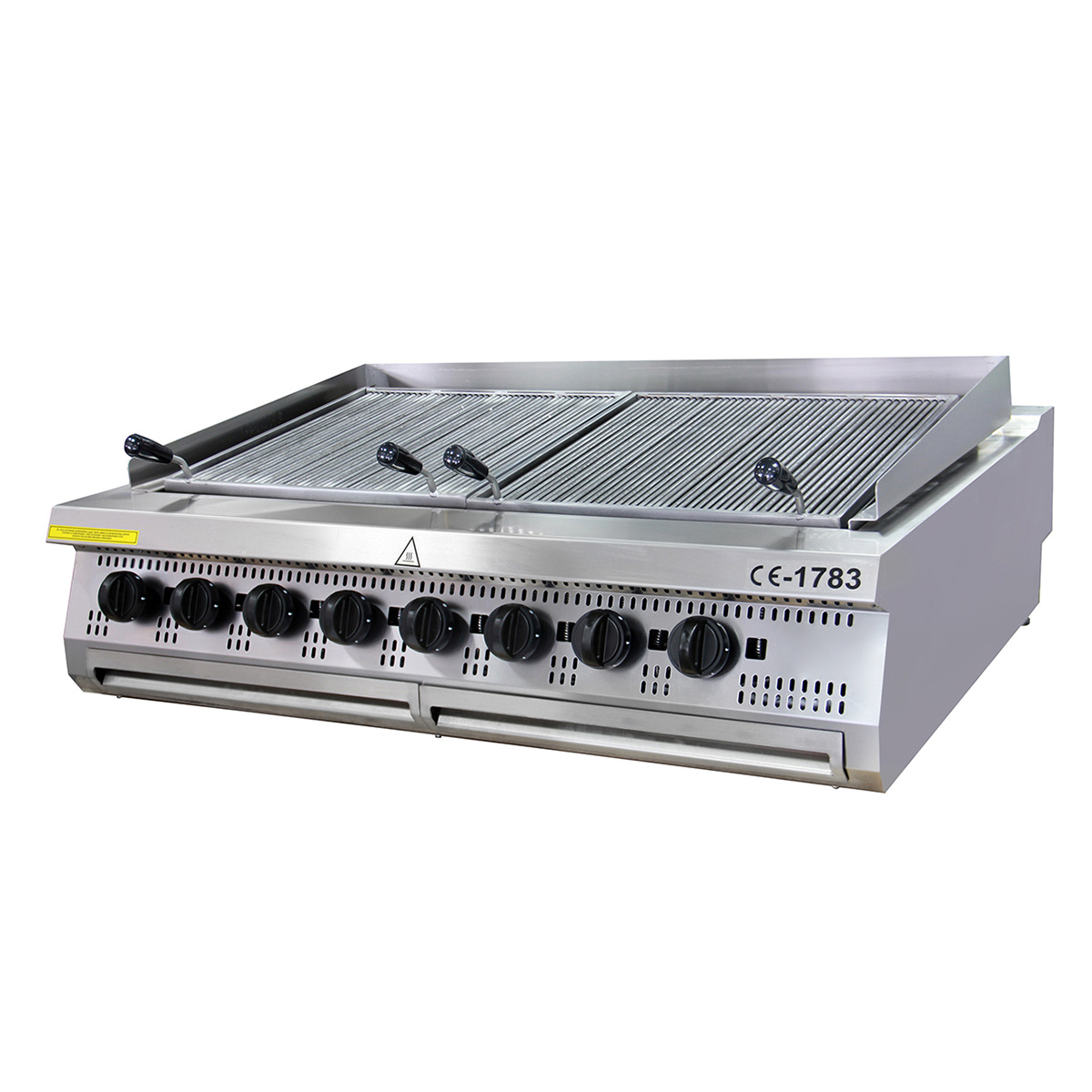 Premium chargrill - 8 zones - unité triple - profondeur 90 cm - gaz Premium chargrill - 8 zones - unité triple - profondeur 90 cm - gaz - Maxima – Image 1