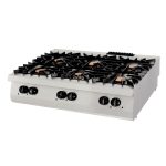 Premium cuisinière - 6 brûleurs - unité triple - profondeur 90 cm - gaz - Maxima