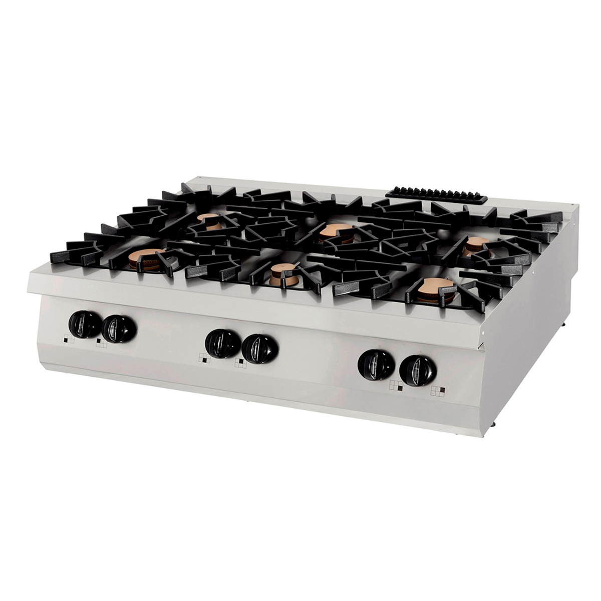 Premium cuisinière - 6 brûleurs - unité triple - profondeur 90 cm - gaz Premium cuisinière - 6 brûleurs - unité triple - profondeur 90 cm - gaz - Maxima – Image 1