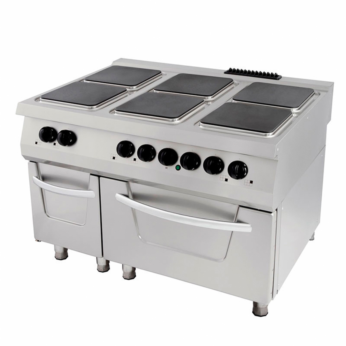 Premium cuisinière - 6 brûleurs - unité triple - profondeur 90 cm - incl four - électrique Premium cuisinière - 6 brûleurs - unité triple - profondeur 90 cm - incl four - électrique - Maxima – Image 1