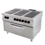 Premium cuisinière - 6 brûleurs - unité triple - profondeur 90 cm - incl four grande - électrique - Maxima