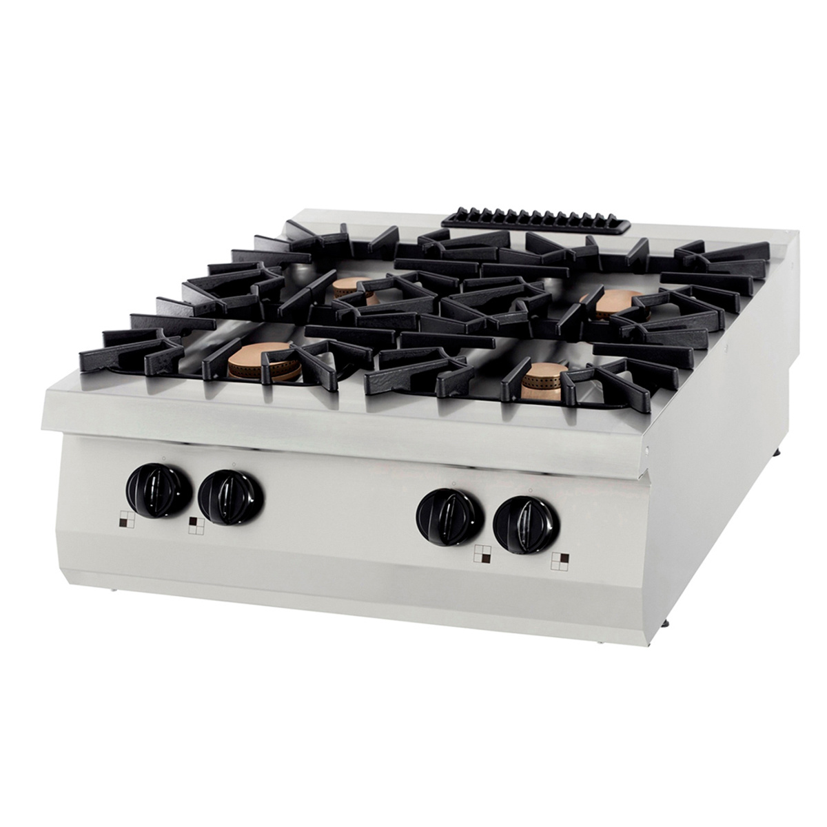 Premium cuisinière - 4 brûleurs - unité double - profondeur 90 cm - 40kW - gaz Premium cuisinière - 4 brûleurs - unité double - profondeur 90 cm - 40kW - gaz - Maxima – Image 1