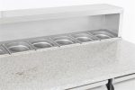 TABLE PRÉP POUR PIZZA 3 PORTES - Combisteel – Image 2