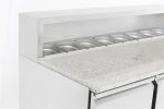TABLE PRÉP POUR PIZZA 3 PORTES - Combisteel – Image 3