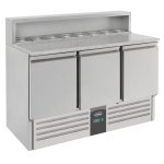 TABLE PRÉP POUR PIZZA 3 PORTES - Combisteel
