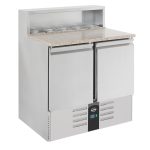 TABLE PRÉP POUR PIZZA 2 TÜREN - Combisteel
