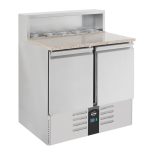 TABLE PRÉP POUR PIZZA 2 TÜREN - Combisteel