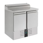 SALADETTE RÉFRIGÉRÉE 2 PORTES 5x1/6GN RÉCIPIENT - Combisteel