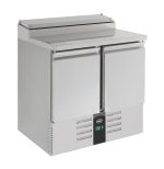 SALADETTE RÉFRIGÉRÉE 2 PORTES 5x1/6GN RÉCIPIENT - Combisteel