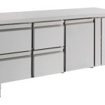 700 TABLE RÉFRIGÉRÉE 1 PORTE ET 4 TIROIRS - Combisteel