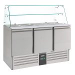 SALADETTE RÉFRIGÉREE AVEC VERRE 3 PORTES - Combisteel
