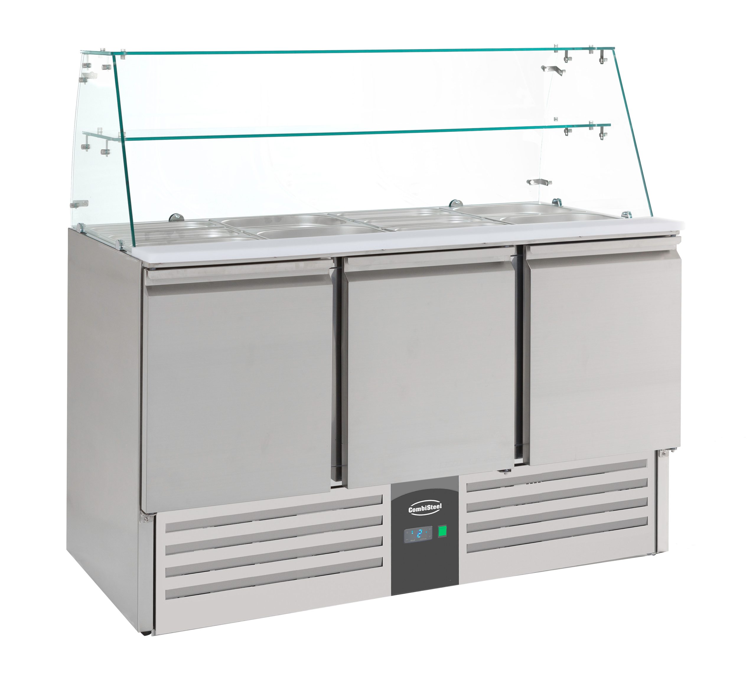 SALADETTE RÉFRIGÉREE AVEC VERRE 3 PORTES - Combisteel SALADETTE RÉFRIGÉREE AVEC VERRE 3 PORTES - Combisteel – Image 1
