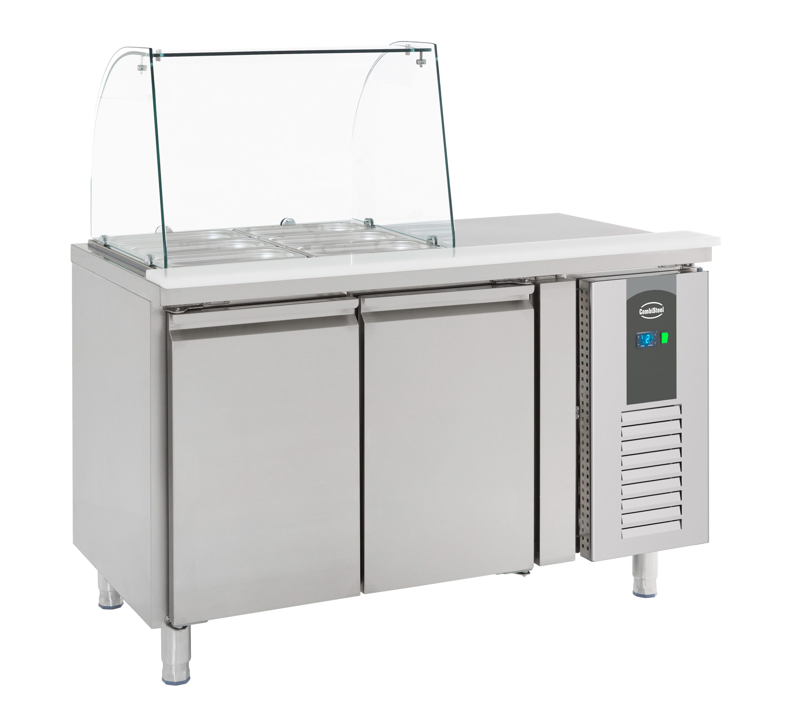 TABLE RÉFRIGÉRÉE AVEC VERRE 2 PORTES - Combisteel TABLE RÉFRIGÉRÉE AVEC VERRE 2 PORTES - Combisteel – Image 1