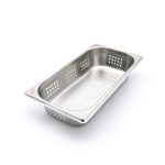 Récipient gastronorm - 1/3 GN - profondeur 6,5 cm - acier inoxydable - perforé - Maxima