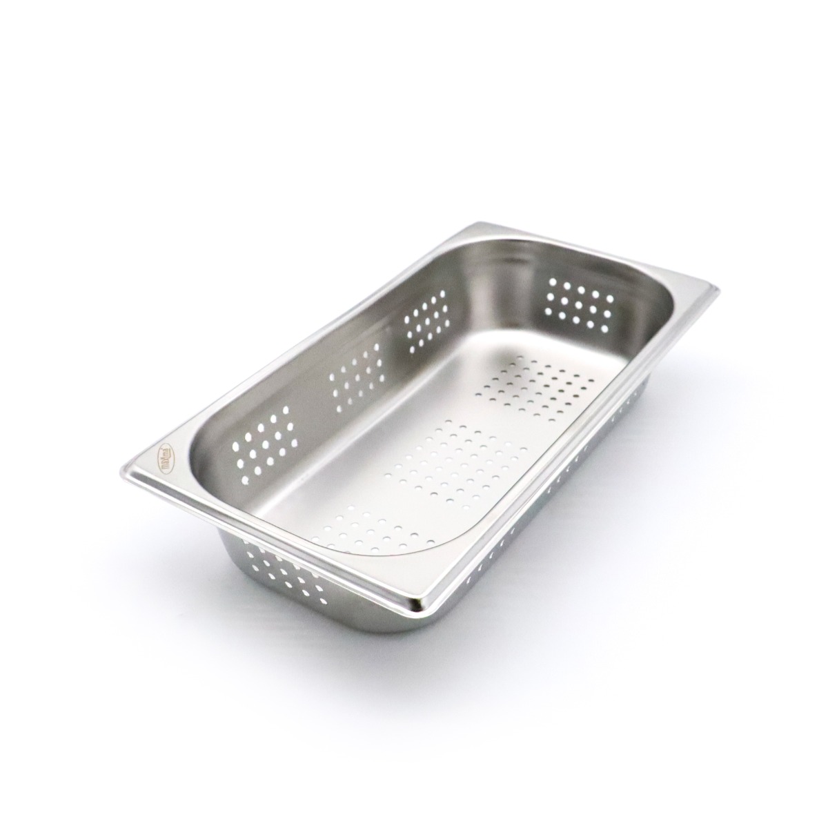 Récipient gastronorm - 1/3 GN - profondeur 6,5 cm - acier inoxydable - perforé Récipient gastronorm - 1/3 GN - profondeur 6,5 cm - acier inoxydable - perforé - Maxima – Image 1
