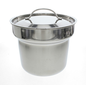 Insert pot 4L, stainless steel w. lid - Bartscher 1 Insert pot 4L, stainless steel w. lid Bartscher - référence 011288