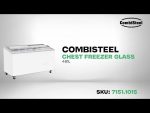 CONGÉLATEUR BAHUT COUVERCLE EN VERRE 461 L - Combisteel – Image 6