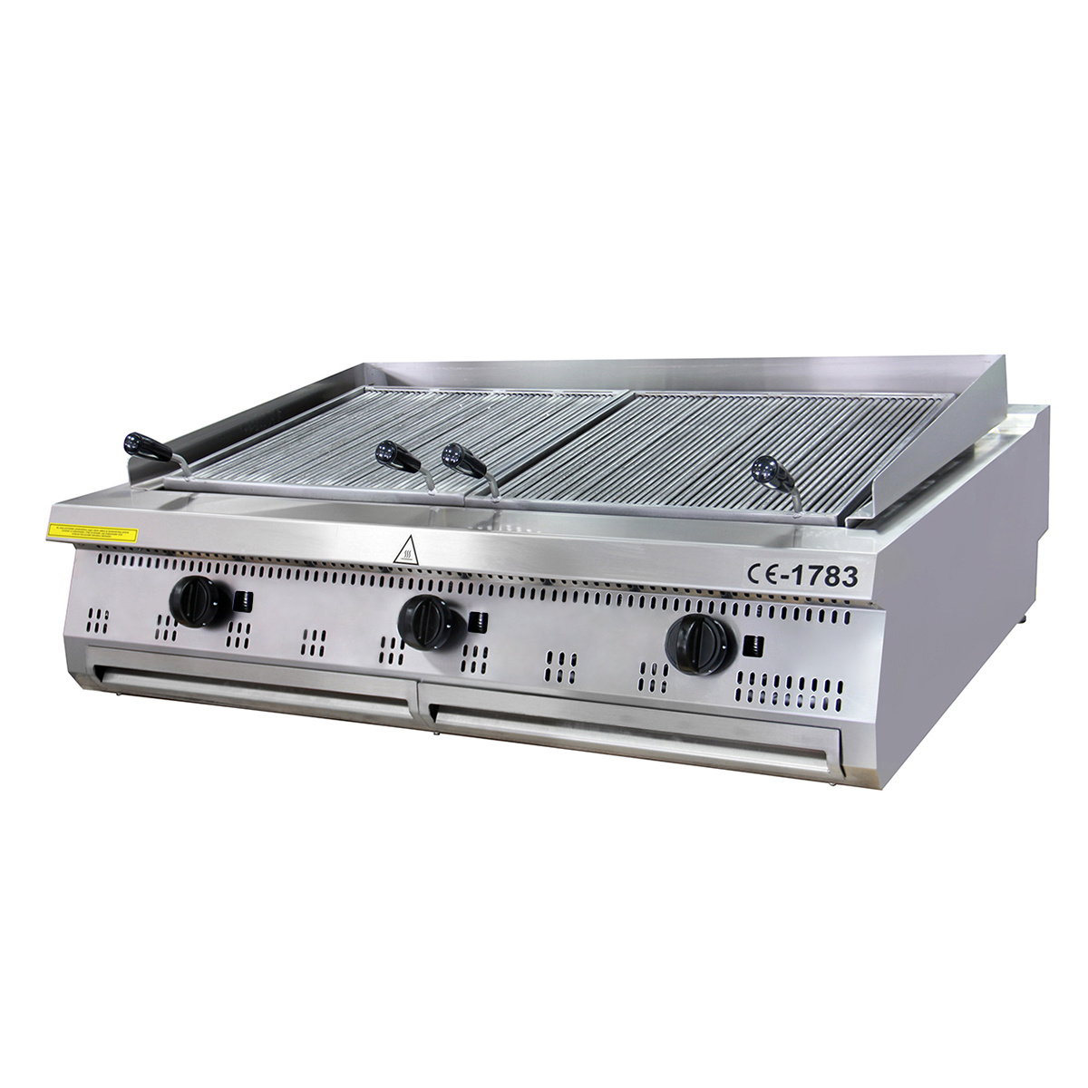 Premium chargrill - 3 zones - unité triple - profondeur 90 cm - gaz Premium chargrill - 3 zones - unité triple - profondeur 90 cm - gaz - Maxima – Image 1