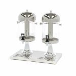 Dispensateur de boissons - 2 x 8 L - tube de refroidissement central - fonctionne sans électricité - Maxima