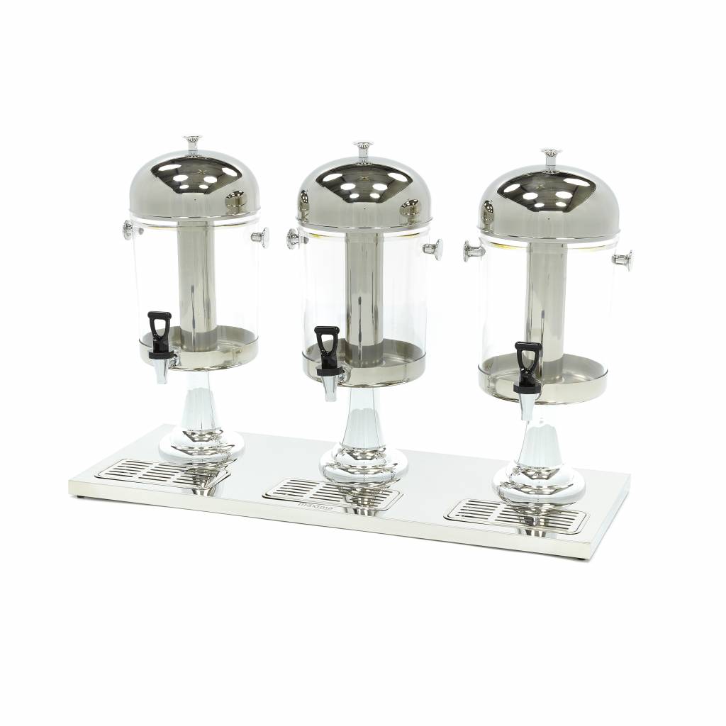 Dispensateur de boissons - 3 x 8 L - tube de refroidissement central - fonctionne sans électricité Dispensateur de boissons - 3 x 8 L - tube de refroidissement central - fonctionne sans électricité - Maxima – Image 1