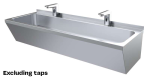 LAVABO DOUBLE EN ACIER INOX 1200X525X451MM - Combisteel – Image 2