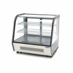 Vitrine à gâteaux - 120 L - 70 cm - portes coulissantes arrière - Maxima
