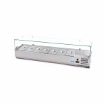 Réfrigérateur de préparation de comptoir - 160 cm - s'adapte à 7 x 1/3 GN - Maxima