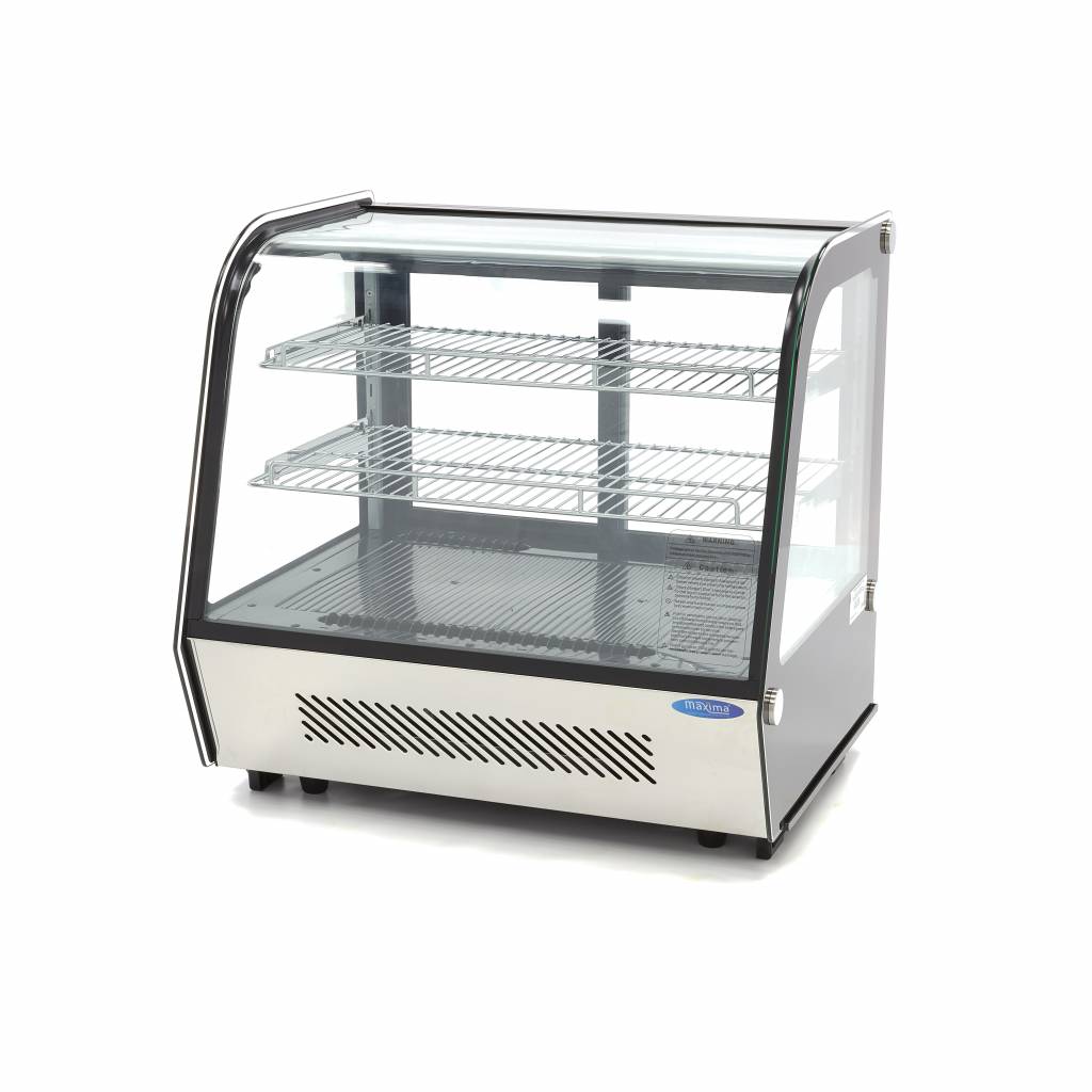 Vitrine à gâteaux - 120 L - 70 cm - portes coulissantes arrière Vitrine à gâteaux - 120 L - 70 cm - portes coulissantes arrière - Maxima – Image 1