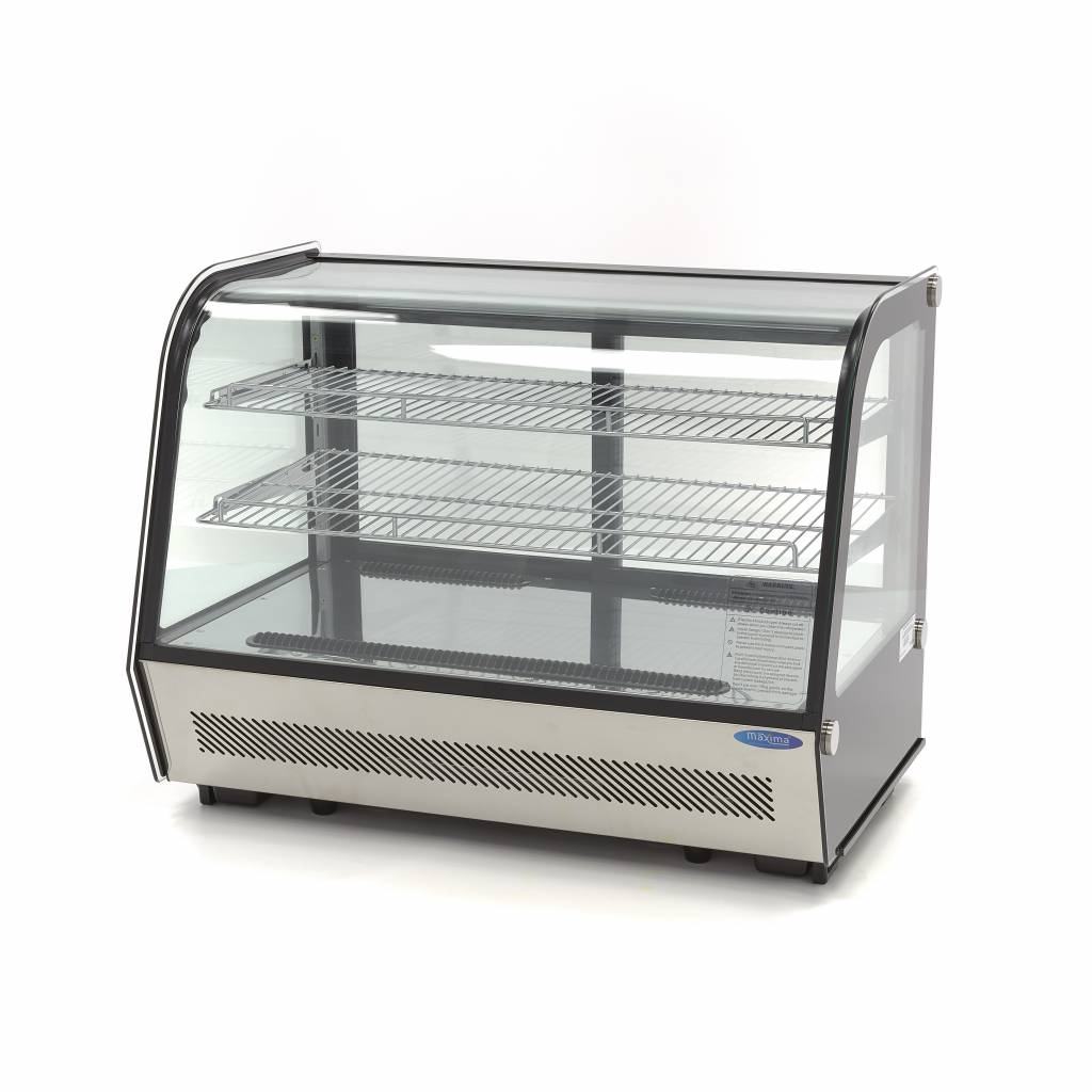 Vitrine à gâteaux - 160 L - 88 cm - portes coulissantes arrière Vitrine à gâteaux - 160 L - 88 cm - portes coulissantes arrière - Maxima – Image 1