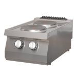 Heavy Duty cuisinière - 2 brûleurs - unité simple - profondeur 70 cm - électrique - Maxima