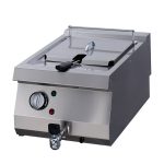 Heavy Duty friteuse - 1 x 12 L - unité simple - profondeur 70 cm - avec robinet de vidange - électrique - Maxima