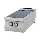 Heavy Duty cuisinière à infrarouge - 2 brûleurs - unité double - profondeur 70 cm - électrique - Maxima