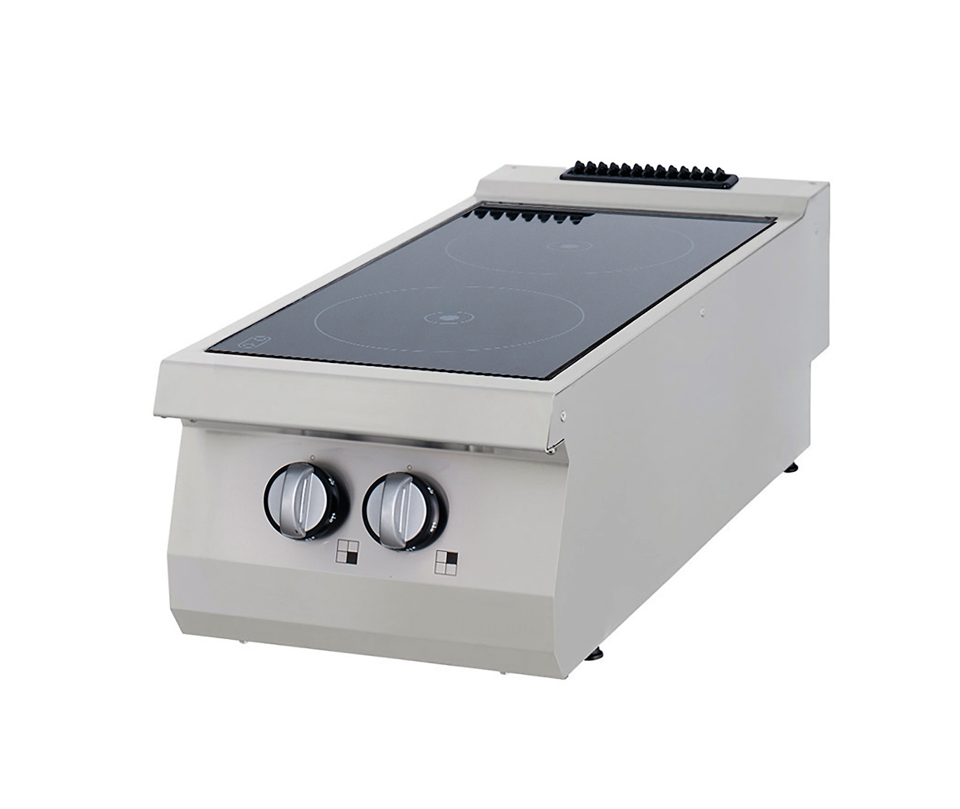 Heavy Duty cuisinière à infrarouge - 2 brûleurs - unité double - profondeur 70 cm - électrique Heavy Duty cuisinière à infrarouge - 2 brûleurs - unité double - profondeur 70 cm - électrique - Maxima – Image 1