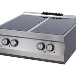 Heavy Duty cuisinière infrarouge - 4 brûleurs - unité double - profondeur 70 cm - électrique - Maxima
